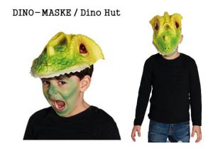 Dino Maske - Dino Hut aus Moosgummi